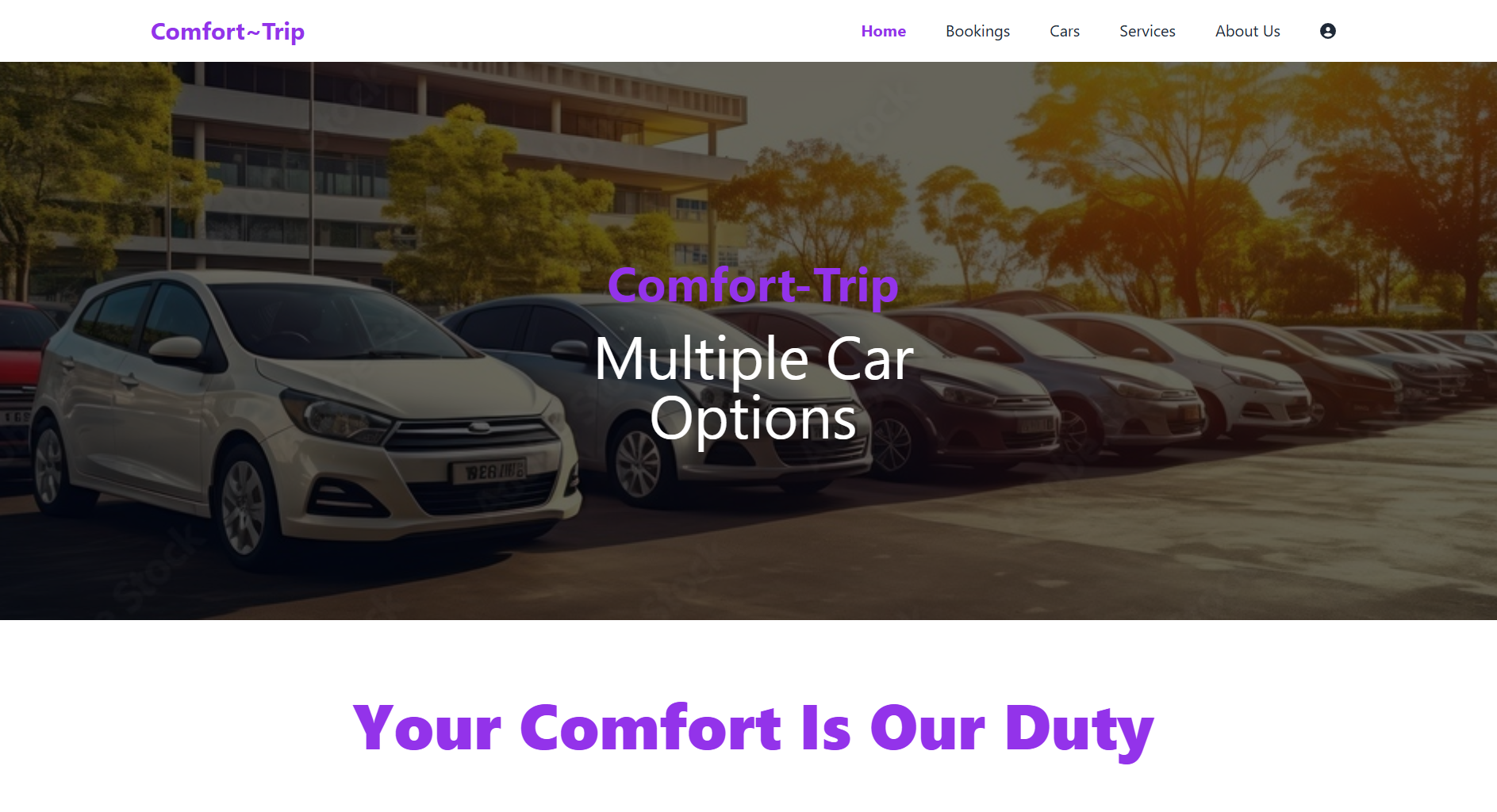 Car Rental System - Comfort~Trip